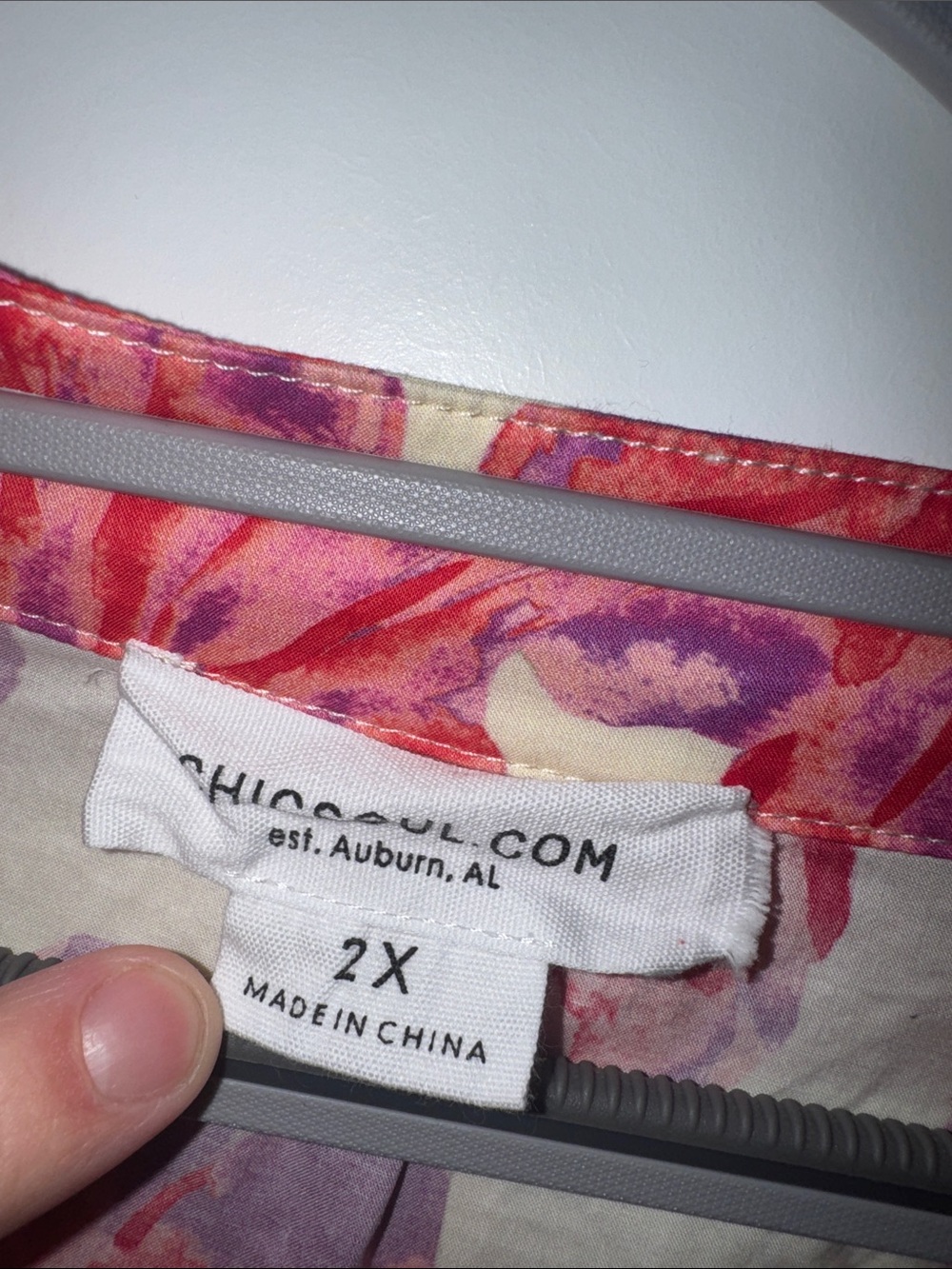 Chic Soul Maxi Dress in Cream and Coral - Picture 11 of 11
